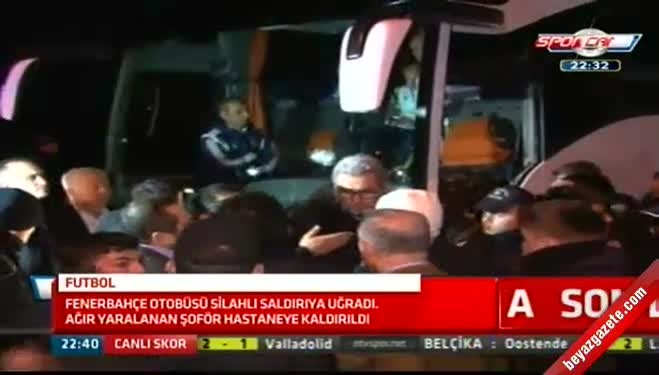 Fenerbahce Otobusune Silahli Saldiri