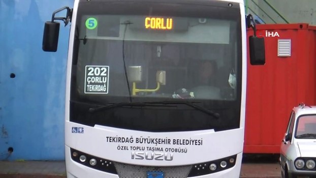 Tekirdag Da Toplu Tasima Durduruldu