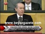 Bahçeli'den Erken Seçim Çağrısı