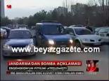 Jandarma'dan Bomba Açıklaması