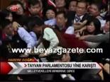 tayvan - Tayvan Parlementosu Yine Karıştı Videosu