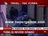 oturma eylemi - Türk-iş Revire Döndü Videosu