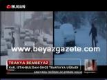 trakya - Kar, İstanbul'dan Önce Trakya'ya Uğradı Videosu
