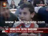 karne heyecani - Sömestr Tatili Başladı Videosu