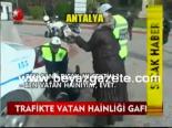 trafik polisi - Trafikte Vatan Hainliği Gafı Videosu