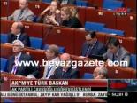avrupa konseyi parlamenterler meclisi - Akpm'ye Türk Başkan Videosu