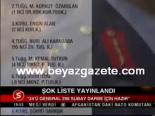 Şok Liste Yayınlandı
