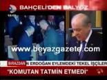 Bahçeli: Komutan Tatmin Etmedi