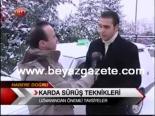 Karda sürüş teknikleri