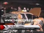 turkucu - Alkollü Sürücü Duran Araca Çarptı Videosu