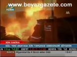 Erzurum'da Yangın