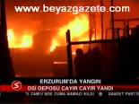 Erzurum'da Yangın