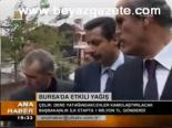 Bursa'da Etkili Yağış