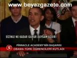 Obama Türk Öğrencileri Kutladı