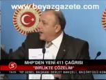 Mhp'den Yeni 411 Çağrısı