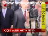 Çiçek Yazılı Metin İstedi