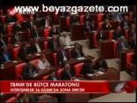 Tbmm'de Bütçe Maratonu