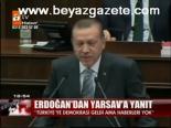 Erdoğan'dan Yarsav'a Yanıt