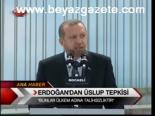 Erdoğan'dan Üslup Tepkisi