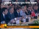 Türk Bakanalr Suriye'de