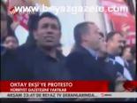 Oktay Ekşi'ye Protesto