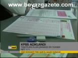 Kpss Açıklandı