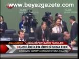 G - 20 Liderler Zirvesi Sona Erdi