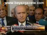 Bahçeli'den Açıklama