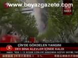 Çin'de Gökdelen Yangını