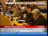 Egemen Bağış Brüksel'de
