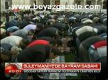 Süleymaniye'de Bayram Sabahı