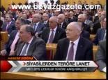 Siyasilerden Teröre Lanet