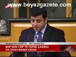 Bdp'nin Chp'ye Tepkisi