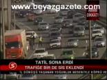 Trafiğe Bir De Sis Eklendi