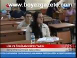 Lise Ve Önlisans Kpss Yarın