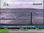 Lodos Marmara'da Deniz Ilaşımını Aksatıyor