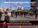 Taksim'deki Hain Saldırı