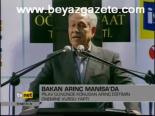 Bakan Arınç Manisa'da