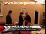 Davutoğlu İtalyada