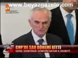 Chp'de Sav Dönemi Bitti