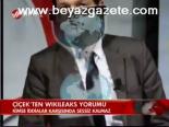 Çiçek'ten Wıkıleaks Yorumu