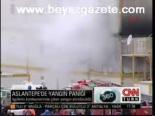 Aslantepe'de Yangın Paniği