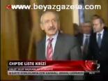 Chp'de Liste Krizi