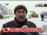 Ulaşıma Kar Engeli