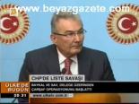 Chp'de Liste Savaşı