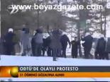 Odtü'de Olaylı Protesto