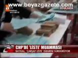 Chp'de Liste Muamması