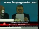 Chp'nin Yeni Yüzleri
