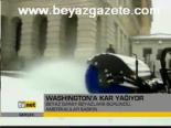 Washington'a Kar Yağıyor