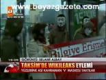 Taksim'de Wikileaks Eylemi